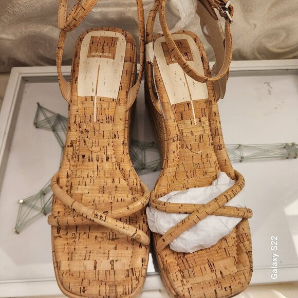 Dolce Vita "Elvia" Cork Ankle Strap Platform Wedge Espadrilles. NIB. Size 11 - Picture 8 of 11